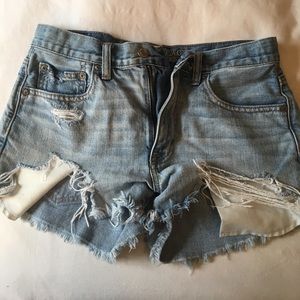American eagle jean shorts